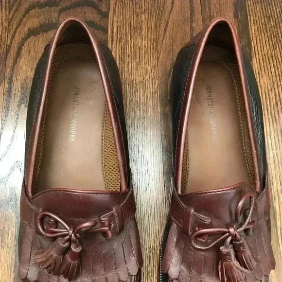 Johnston & Murphy Aragon Kiltie Tassel Loafter Men’s 13 M Black/Brown 20 0592 main image 4